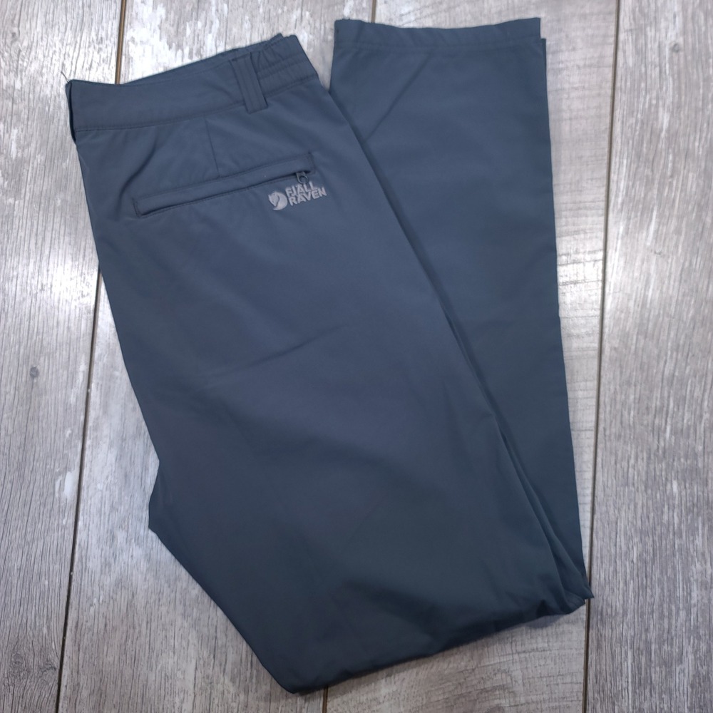 Fjallraven High Coast Lite Pants Mens 30 Dark Grey Hiking Outdoor Trekking